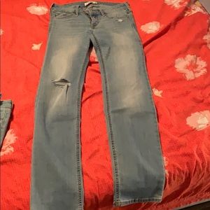 Hollister straight leg jeans. Almost new
